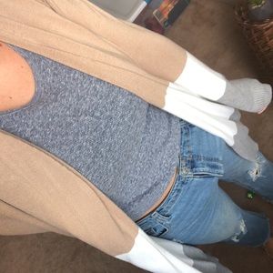 3/$15 COLOR BLOCK CARDIGAN